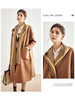 OLrain欧芮儿法式驼色毛呢外套女冬季2024年新款学院风连帽大衣 商品缩略图0