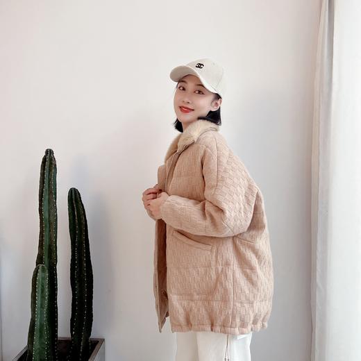 羽绒服女2022冬新中长款韩版显瘦水貂领鹅绒服外套 商品图3
