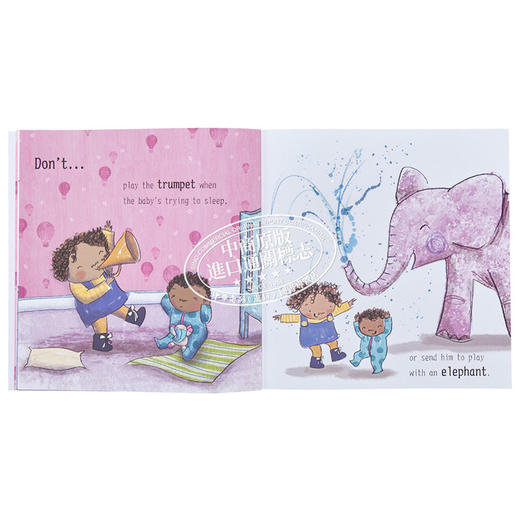 【中商原版】15 Things Not to Do with a Baby 不要和宝宝做的15件事 英文原版 3到6岁 儿童图画书 Margaret McAllister 商品图6