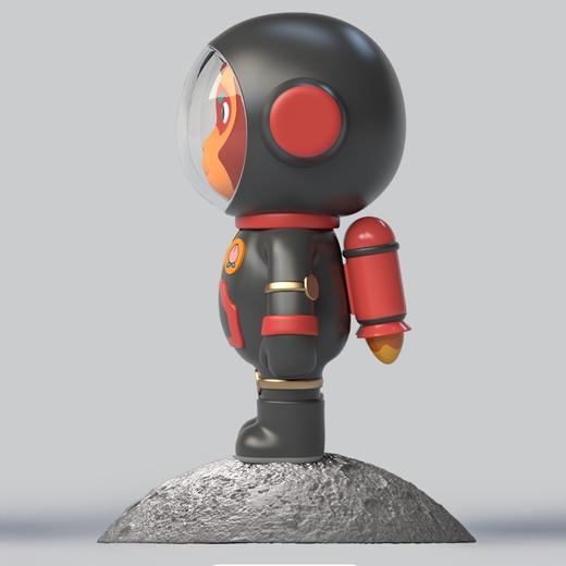 陈建周《七十二变·悟空宇航员-黑色》 商品图3