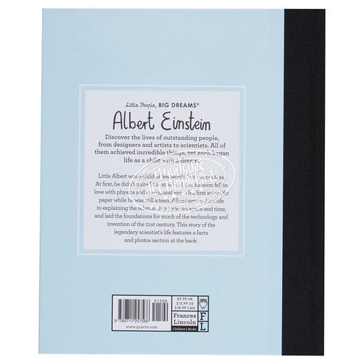 【中商原版】小人物大理想系列 Albert Einstein 爱因斯坦（科学家）英文原版 进口原版 精装 4到7岁 儿童图画书 Maria Isabel 商品图1