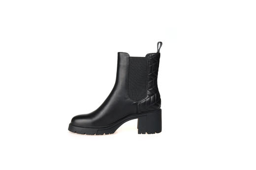 豪麟名鞋奥莱迪嘉女装牛皮革帅性马丁靴DJBDO22WN211黑色 原价2260元 商品图1