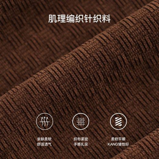 OLrain欧芮儿法式咖色抽绳休闲裤女秋冬2022年新款高腰阔腿拖地裤 商品图2