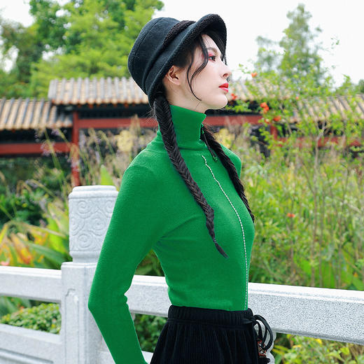 越今朝毛织打底衫 | 杨丽萍老师同款 | 现货加急发 商品图6