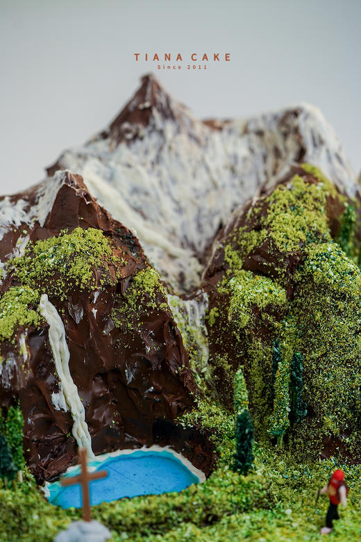 【立体红丝绒造型蛋糕】微景观2.0 一起看世界 商品图1