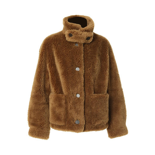 VIMAGE纬漫纪冬季新款保暖短款皮草大衣女V1893411 商品图7