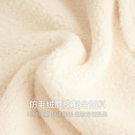 OLrain欧芮儿法式中长款皮草外套女秋冬2023年新款牛角扣加厚大衣 商品图2