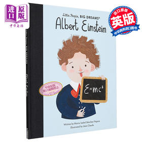 【中商原版】小人物大理想系列 Albert Einstein 爱因斯坦（科学家）英文原版 进口原版 精装 4到7岁 儿童图画书 Maria Isabel