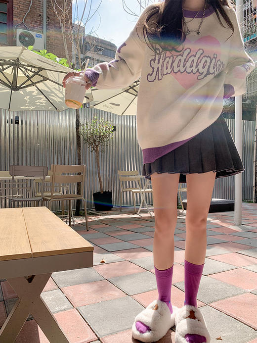 【189元任选2件】最后一波现货！撞色宽松奶呼呼毛衣 商品图2