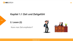 1.1 阅读丨Kann man Zeit empfinden（2）