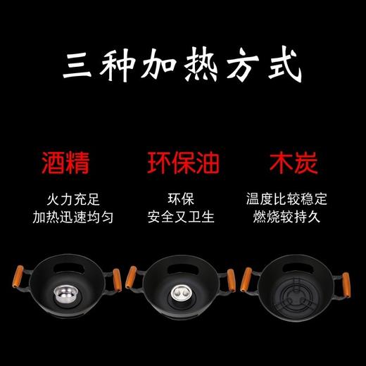 商用铝合金不粘锅干锅菜品炉28cm（10套免费印Lg）【云仓】 商品图2