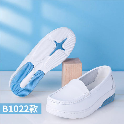 芭芭拉2022新款透气厚底小白鞋 商品图0