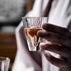 日式耐热手工玻璃杯钻石花茶加厚杯白酒杯品茗杯茶杯闻香杯小酒杯 商品缩略图2