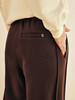 OLrain欧芮儿法式咖色休闲裤女春2025新款高腰垂感束脚运动卫裤 商品缩略图2