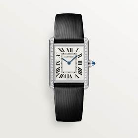 卡地亚 Cartier Tank Must 腕表 大号 精钢 石英 W4TA0017