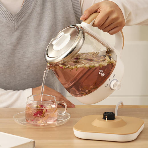 鸣盏煮茶壶养生壶办公室mini小型煮茶器家用全自动多功能玻璃壶 商品图4