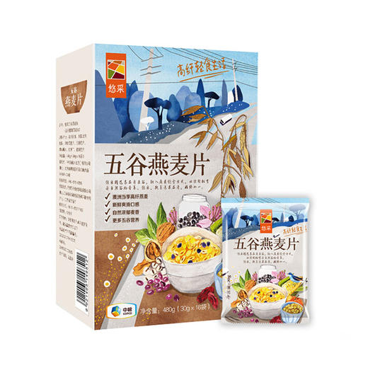 中粮悠采五谷燕麦片480g 商品图0