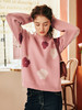 OLrain欧芮儿法式粉色套头毛衣女春2025年新款保暖甜美针织上衣 商品缩略图3
