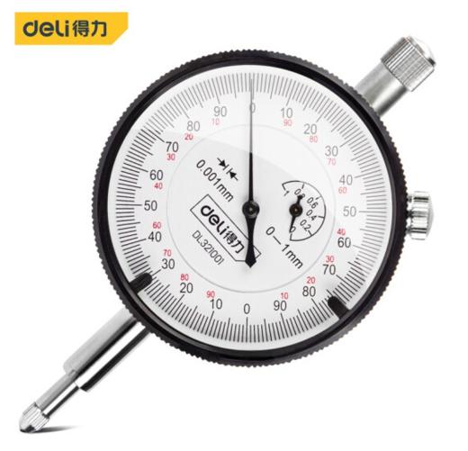 得力DL321001专业级千分表0-1mm 商品图0