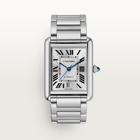 卡地亚 Cartier Tank Must 腕表 加大号 精钢 自动上链 WSTA0053