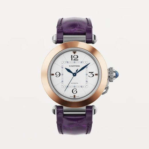 卡地亚 Cartier Pasha de Cartier腕表 35毫米 精钢色 - 玫瑰K金 自动上链 W2PA0008 商品图0