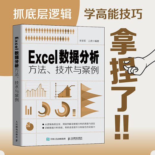 Excel数据分析方法、技术与案例 excel教程书函数公式大全数据透视表可视化财务HR图表制作office教程书 商品图0