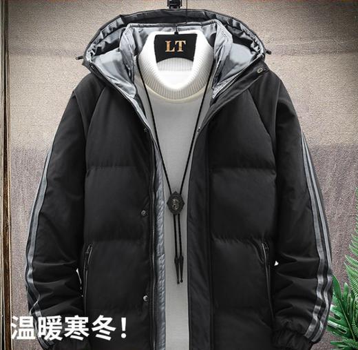 外套男秋冬季服男士加棉加厚连帽潮流男装nct27 商品图0