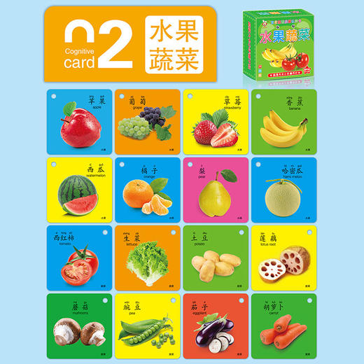 早教识字学数字卡片儿童益智玩具宝宝启蒙认知有图无图双面识字卡-D仓 商品图2