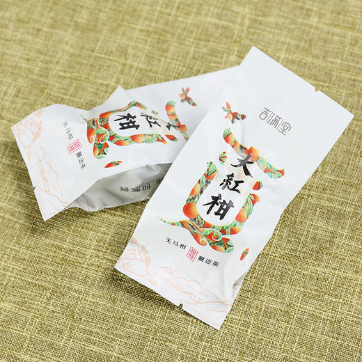 吉满堂丨大红柑 柑皮普洱茶 2017年大红柑+2016年景迈熟普 250g 配手提袋 商品图1