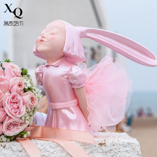 稀奇艺术《我看到了幸福》公主心 雕塑 商品图4