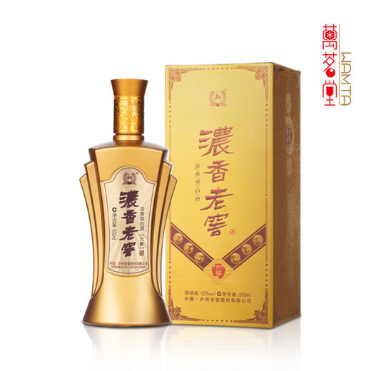 泸州52度浓香老窖六窖酒浓香型500ml单瓶礼盒装 黄瓶 商品图4