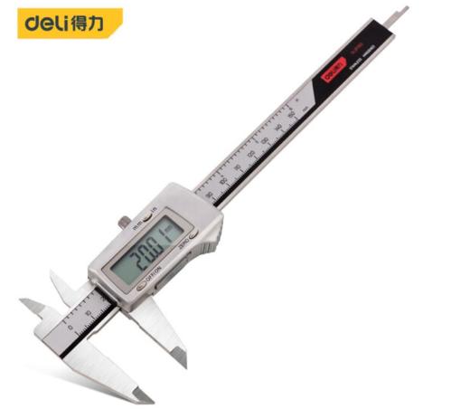得力数显卡尺锌合金专业(红) 商品图0