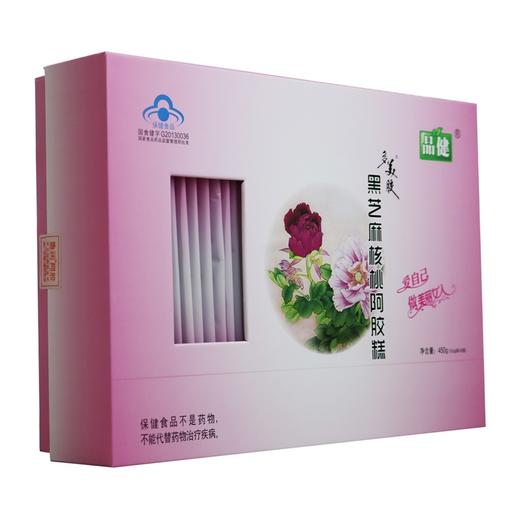 品健,多美胶牌黑芝麻核桃阿胶糕 【450g(15.0g/袋*30袋)】 山东鲁润 商品图2