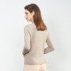 【小山羊绒内衣平板C版腋下双层】METTE羊绒世家秋冬女士小山羊绒内衣修身内搭保暖薄毛衣 商品缩略图4