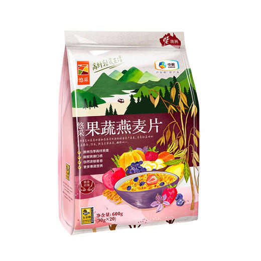 中粮悠采果蔬燕麦片袋装600g 商品图0