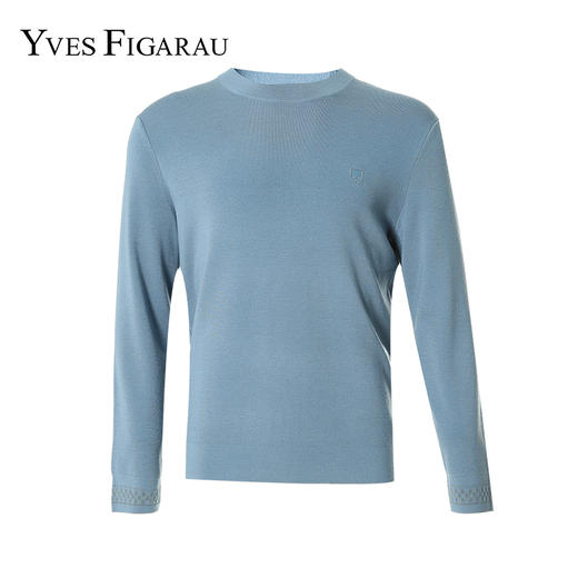 YvesFigarau伊夫·费嘉罗秋冬新款100%绵羊毛休闲长袖毛衫941110 商品图2