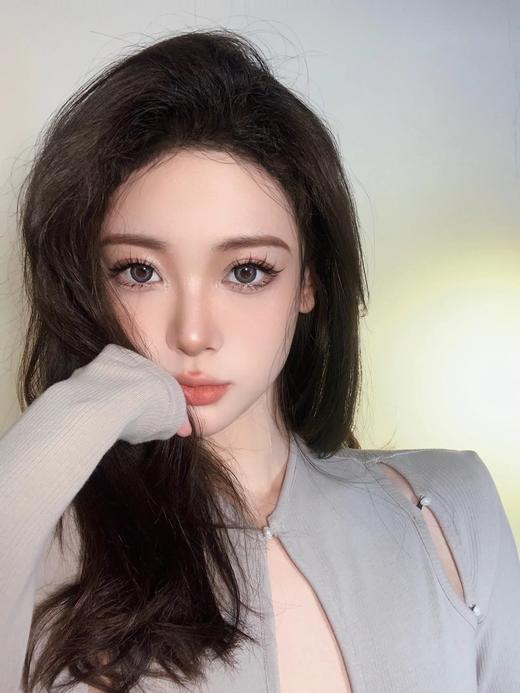 「高端美瞳」富婆之选 MILCACON 混血蓝 M22 14.5 年抛 含硅水凝胶 WINNI 商品图4