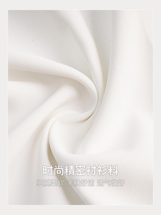 OLrain欧芮儿法式白色雪纺蕾丝衫女秋季2022年新款减龄娃娃领衬衣 商品图2