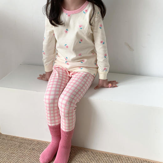 【萌趣儿童内衣套装】A类家居服男女童内衣套装薄秋衣裤儿童内衣纯棉sh 商品图2