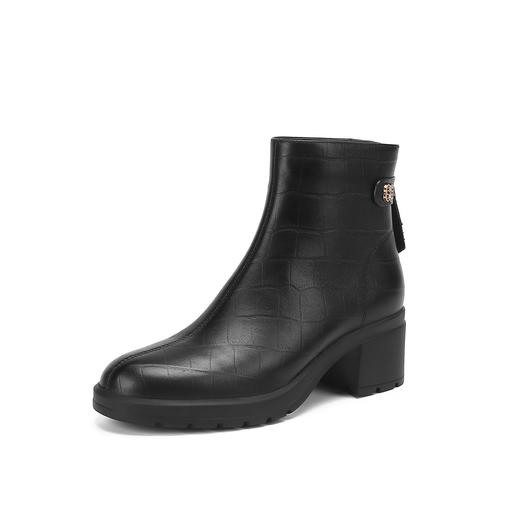 西村名物22年秋冬新款厚切尔西马丁靴45401 商品图2