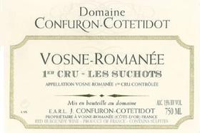 贡菲弘-哥迪多酒庄苏格园（沃恩-罗曼尼一级园）红葡萄酒 Domaine Confuron Cotetidot, Vosne-Romanee Les Suchots, Primeur Cru 2014