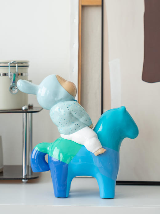 稀奇艺术 小骑士-小小艺术家 雕塑 商品图4