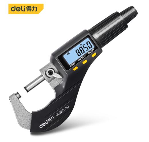 得力数显外径千分尺(黄) 商品图0