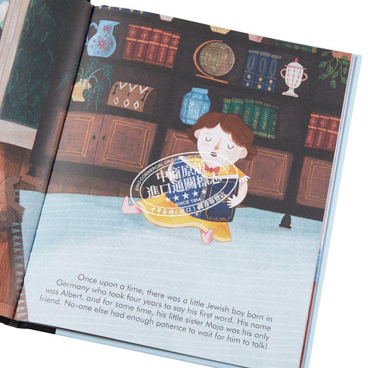 【中商原版】小人物大理想系列 Albert Einstein 爱因斯坦（科学家）英文原版 进口原版 精装 4到7岁 儿童图画书 Maria Isabel 商品图4