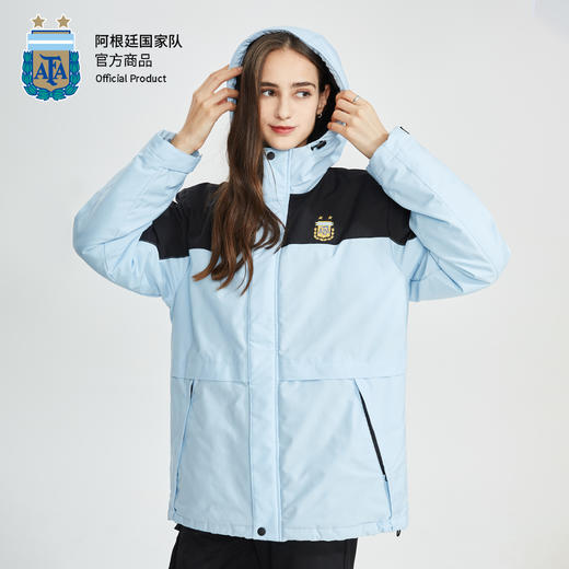 阿根廷国家队官方商品丨新款男女同款冬季浅色撞色棉服世界杯梅西 商品图4