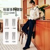 OLrain欧芮儿法式黑色牛仔裤女秋季2025年新款高腰直筒阔腿拖地裤 商品缩略图0