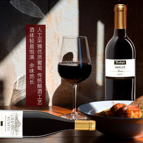 【中欧班列直供】法国红酒  芮贝特梅洛-朗格多克优良地区葡萄酒红酒 750ml/瓶