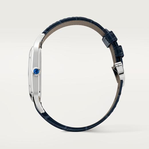 卡地亚 Cartier Santos-Dumont 腕表 加大号 精钢 手动上链 WSSA0032 商品图3