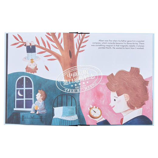 【中商原版】小人物大理想系列 Albert Einstein 爱因斯坦（科学家）英文原版 进口原版 精装 4到7岁 儿童图画书 Maria Isabel 商品图5