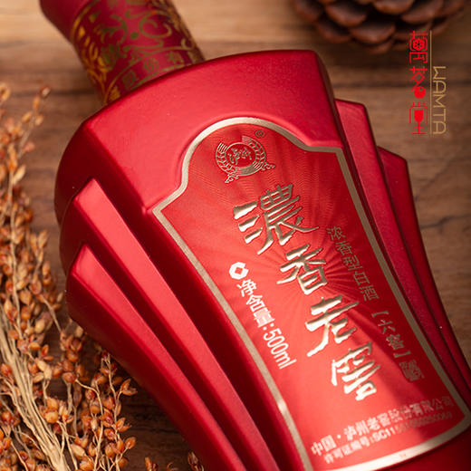 泸州52度浓香老窖六窖酒浓香型500ml单瓶礼盒装 红色 商品图2